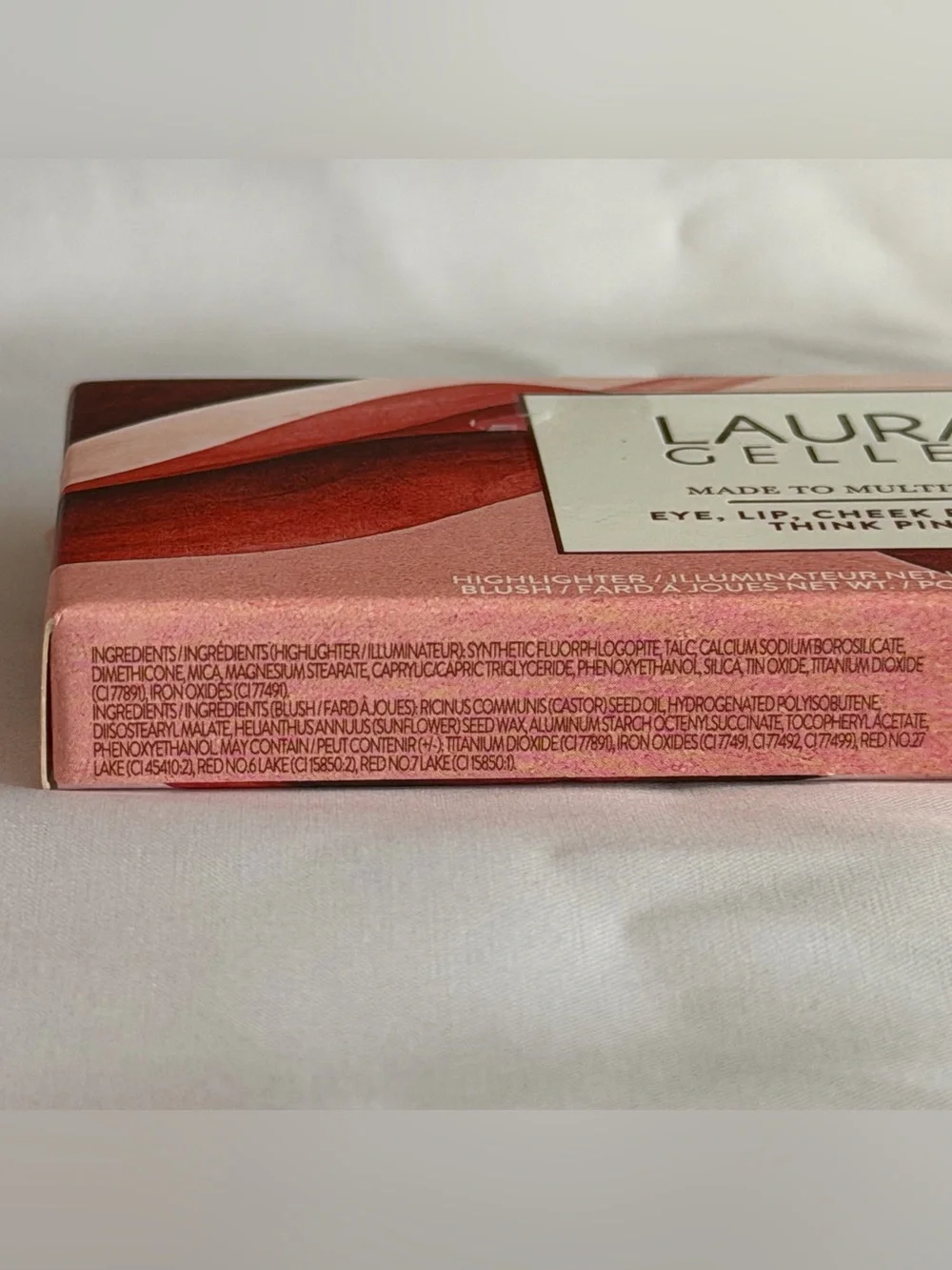 NIB Laura Geller Made to Multitask Eye Lip Cheek Palette – Think Pink (Sealed)